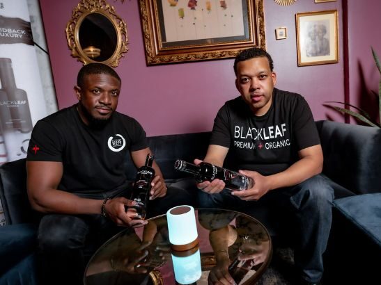 Image of owners of BlackLeaf Organic Vodka
